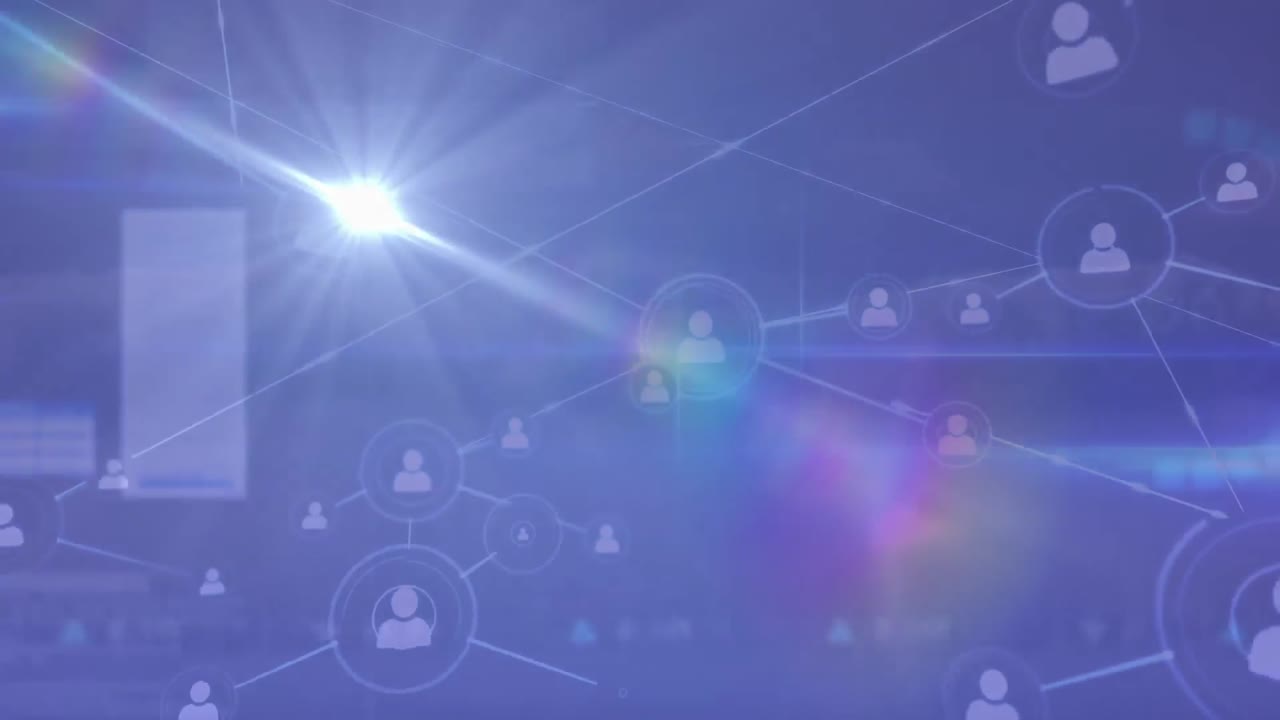 아이콘 위의 데이터 처리의 애니메이션