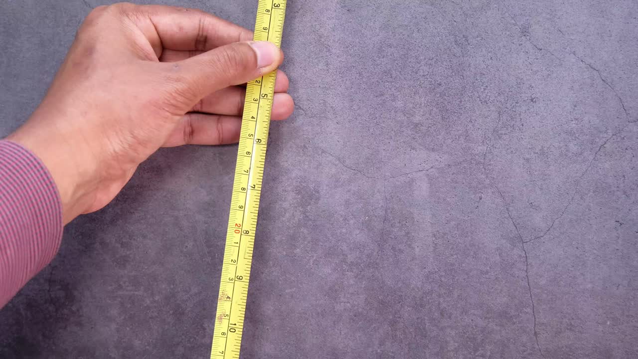 измерение с помощью мерной ленты