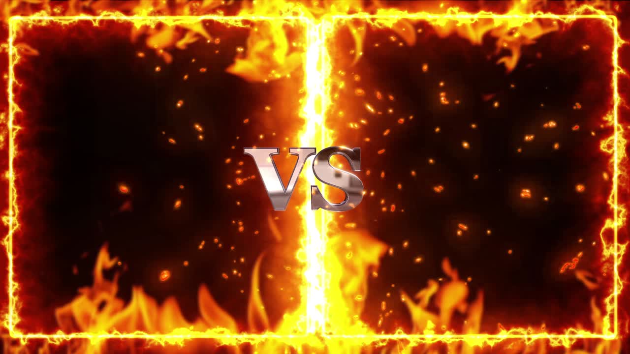 화재 대 인터페이스 배경 루프 애니메이션