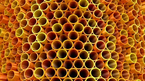 background of pipes