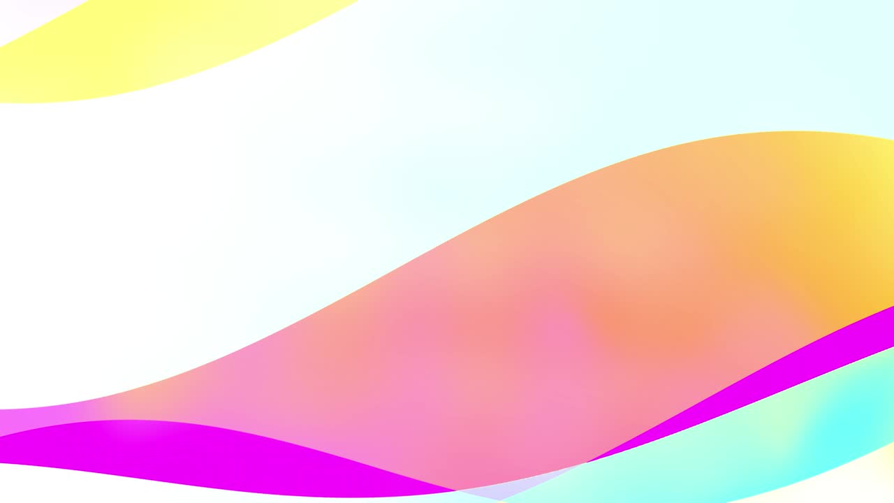 크리에이티브 애니메이션 배경: 추상적인 액체 또는 천 wave.4k 애니메이션 다채로운 원활한 루프