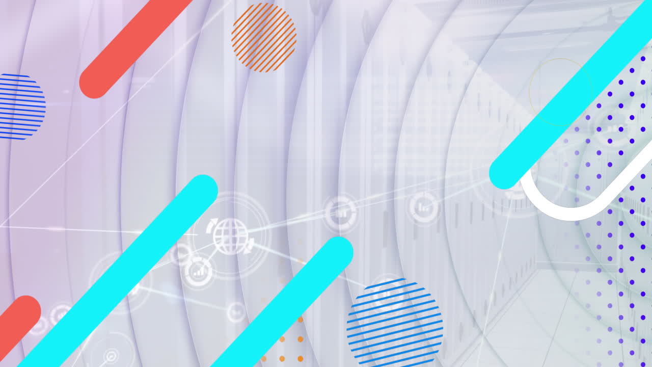 모양 위의 데이터 처리의 애니메이션