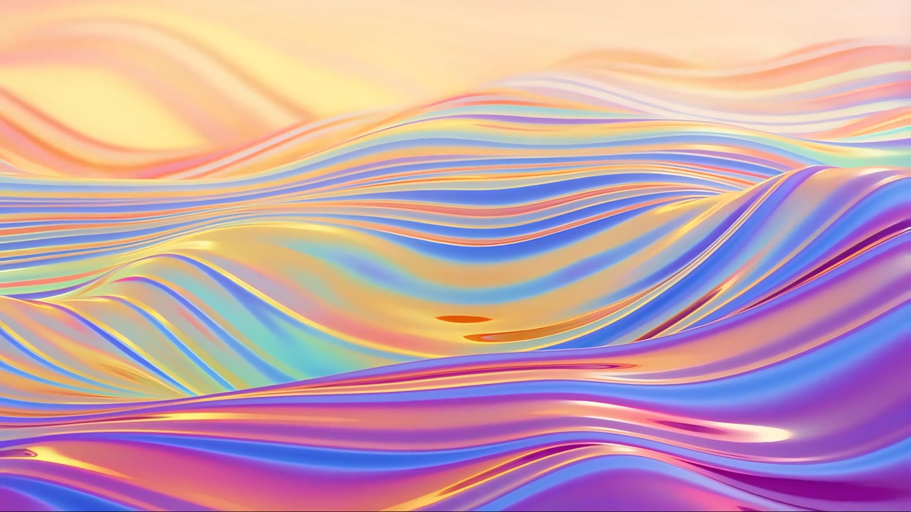 Abstract Fluid Motion Background 4K