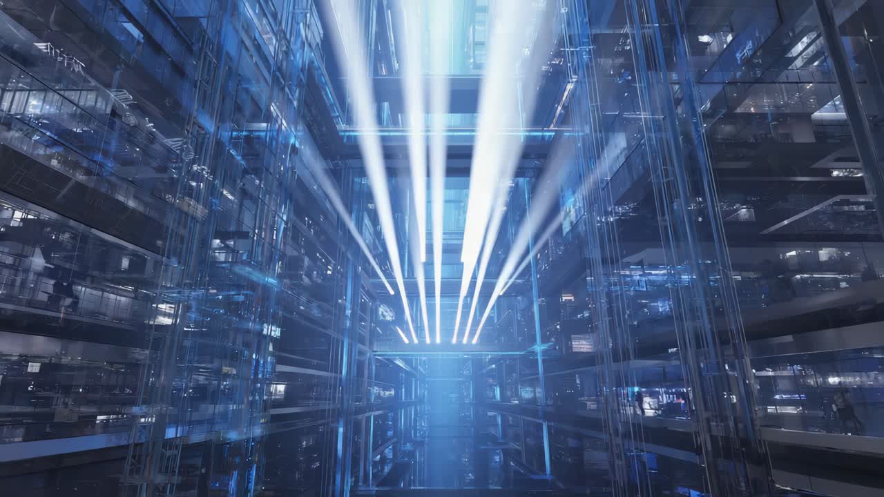 Futuristic office building