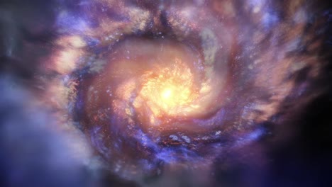 impresionante animación de las galaxias en 3d