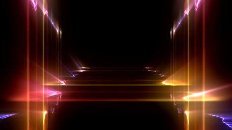 colorful glowing lights background animation