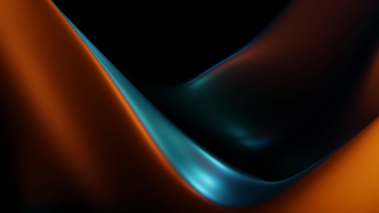Smooth fluid wavy metallic motion background animation