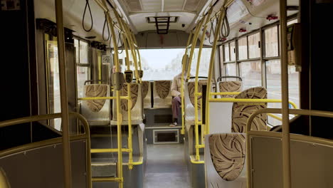 bus with empty seats