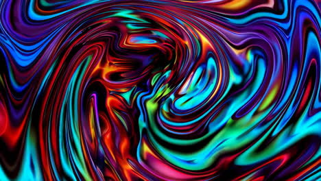 abstract swirling liquid art