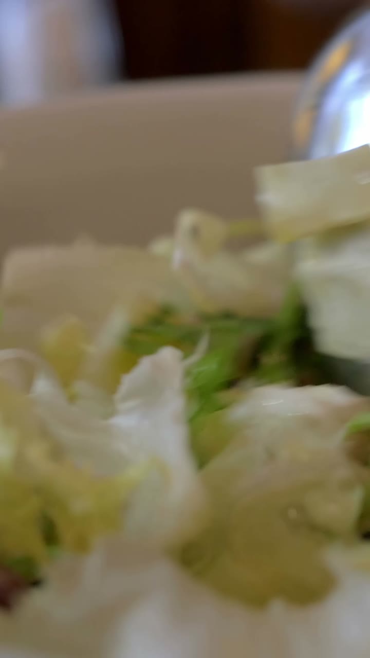 Fresh salad close-up