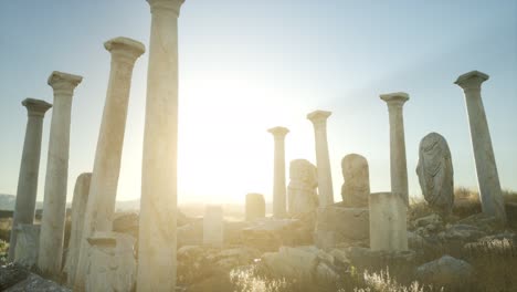 el antiguo templo griego en italia