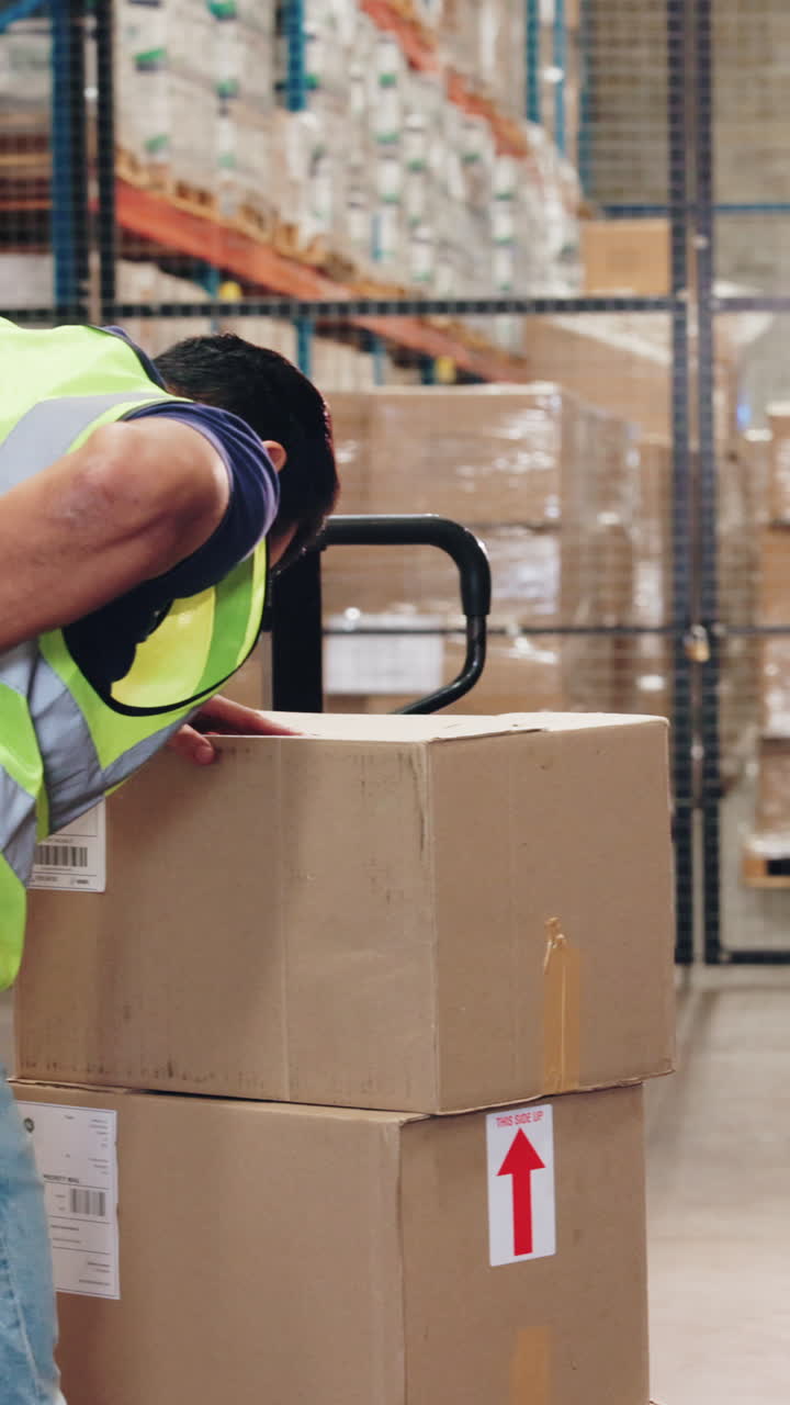 Warehouse Worker with Back Pain