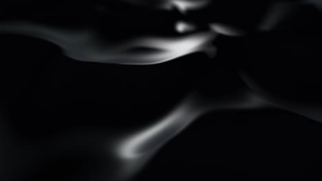 dark surface with reflections. smooth minimal black waves background. blurry silk waves animation loop. minimal soft grayscale ripples flow. 4k uhd