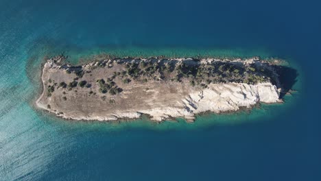 vista aérea del pico de la isla