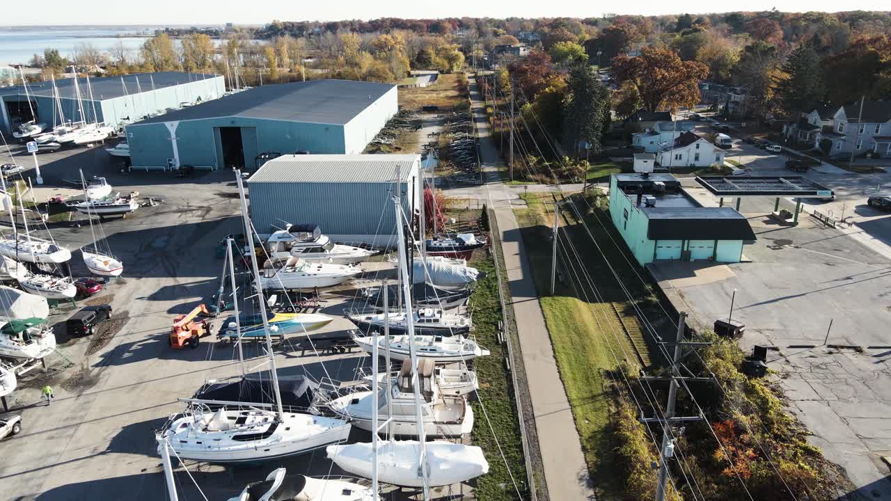 미시간 호숫가 지역의 동네