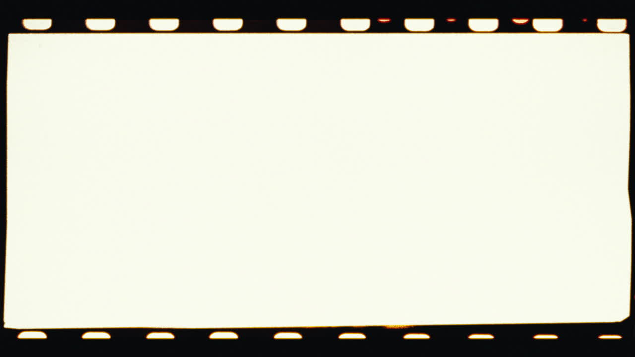 marco de película en blanco