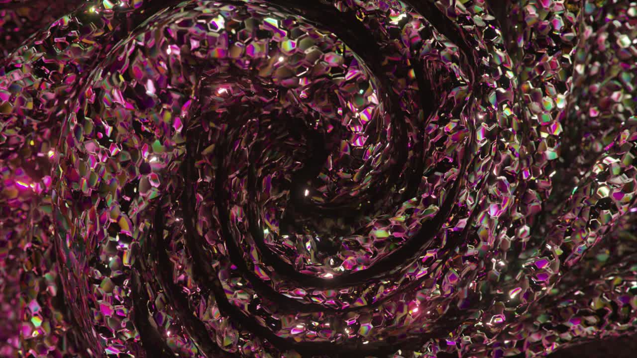 Abstract Purple and Pink Geometric Spiral Texture