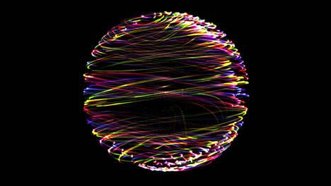 3 dynamic red green blue rotational cycle motion