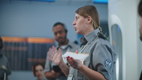 reunión de seguridad del aeropuerto