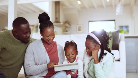 Parents-playing-a-game-on-a-tablet