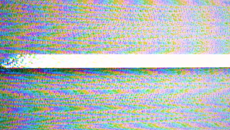 „Gefällt-Mir“-Klicken-Und-Abonnieren,-Farbenfrohes-Schwarzweiß,-Titel-Auf-Glitch-Hintergrund,-Retro-VHS-Stil