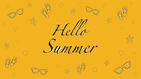 Hello-summer-loopable-animation.-Seasonal-background-template