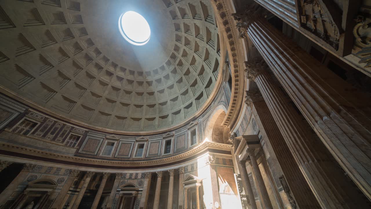 Interior of the Pantheon in Rome
