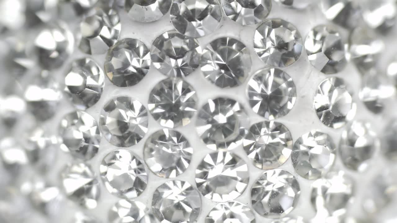 추상적인 크리스탈 측면 배경의 클로즈업