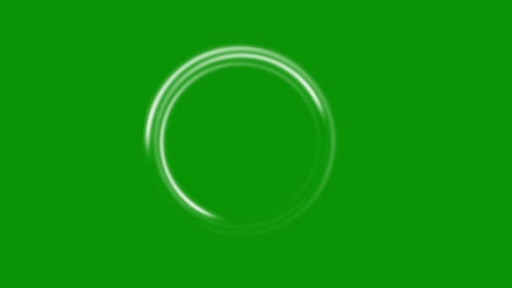 circling arcs motion graphics with green screen background