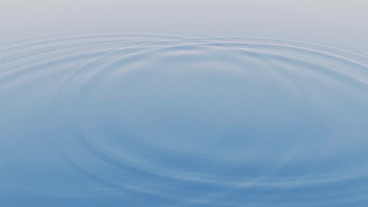 물 물결과 물방울