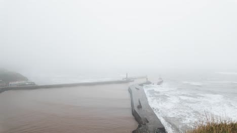 Very-mist-and-foggy-scene-on-the-coast-of-the-UK