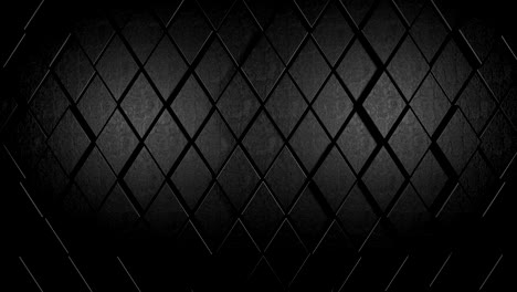 3d background animation of stylish stone rhombuses. looped