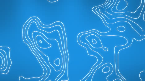 animación de líneas blancas en movimiento sobre fondo azul