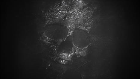 mystical horror background with dark skull 1