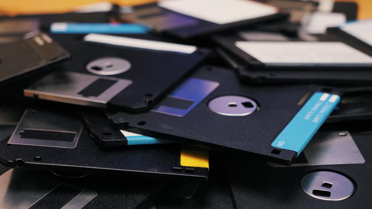 Pile of Floppy Disks