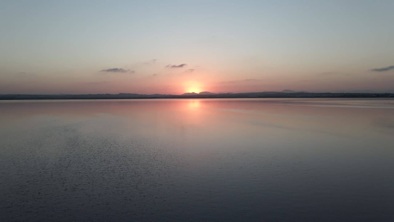 Serene Sunset over Calm Water