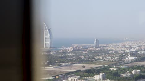 dubai skyline view from above