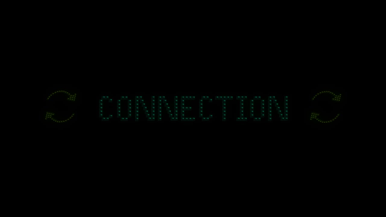 연결 조명 로고