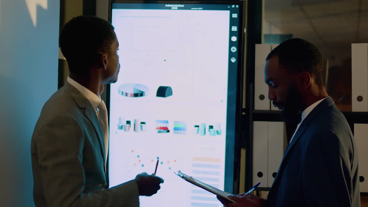 Business meeting and presentation