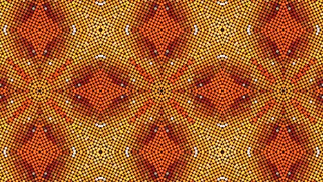 kaleidoscopio en movimiento. gráficos en movimiento de 4k