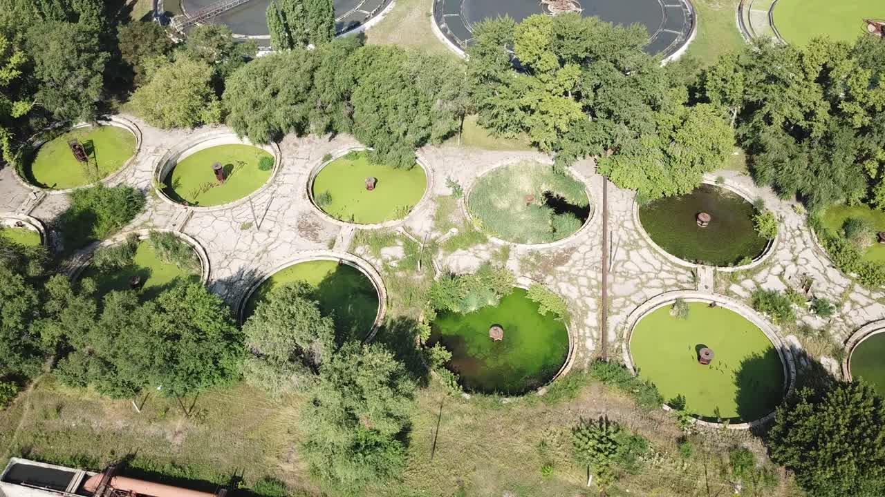 antena de purificación de agua de amplio círculo, agua potable limpia.