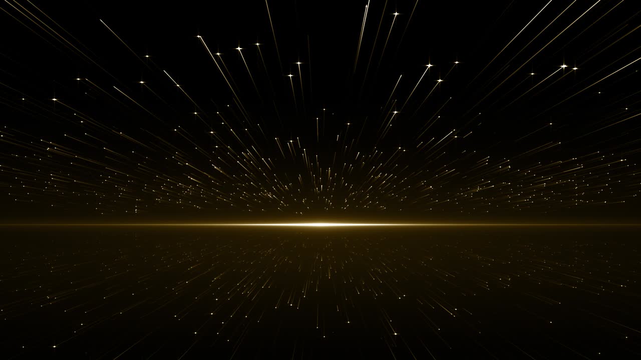 입자 금 반이는 보케상 먼지 추상적인 배경 루프