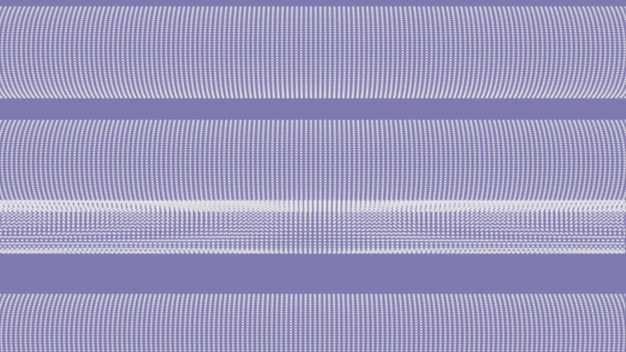 Animation of mesh of network connections moving in seamless loop on a purple background