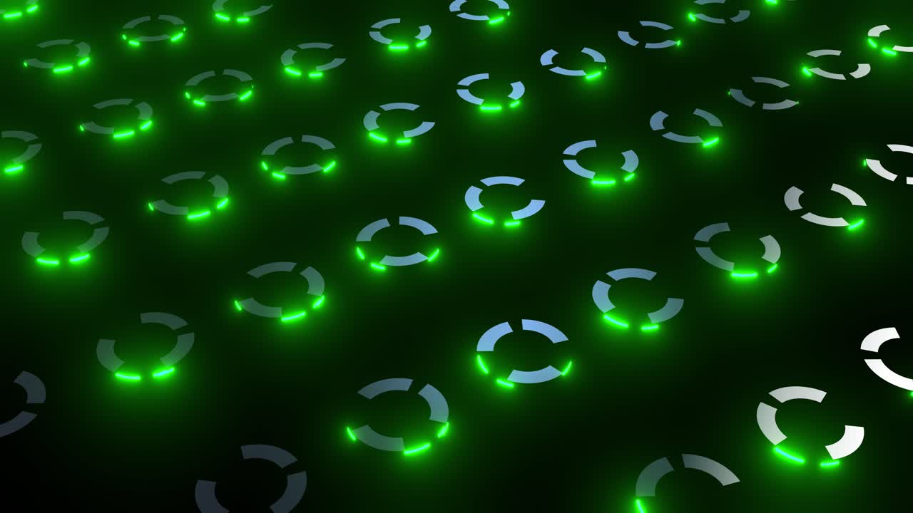 patrón de círculos brillantes abstractos