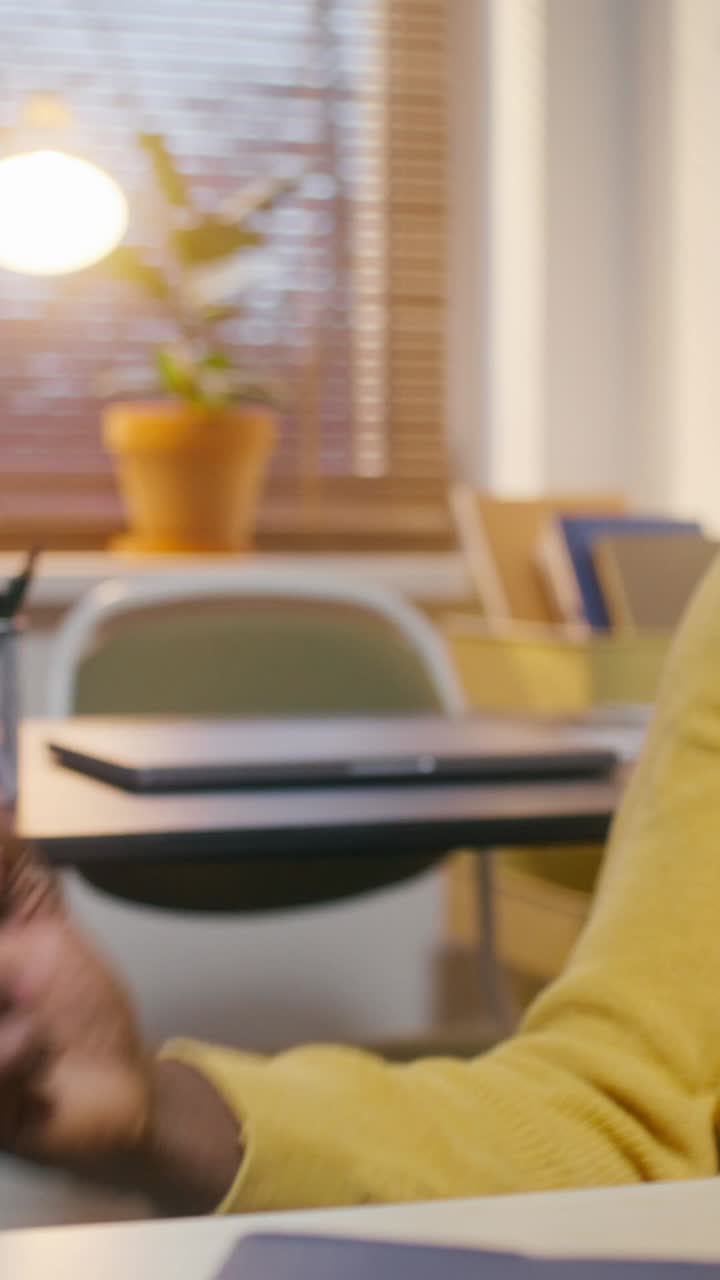 Person Working in Home Office