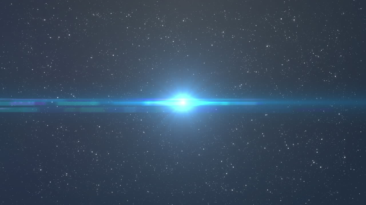 animación de luces brillando sobre un fondo negro