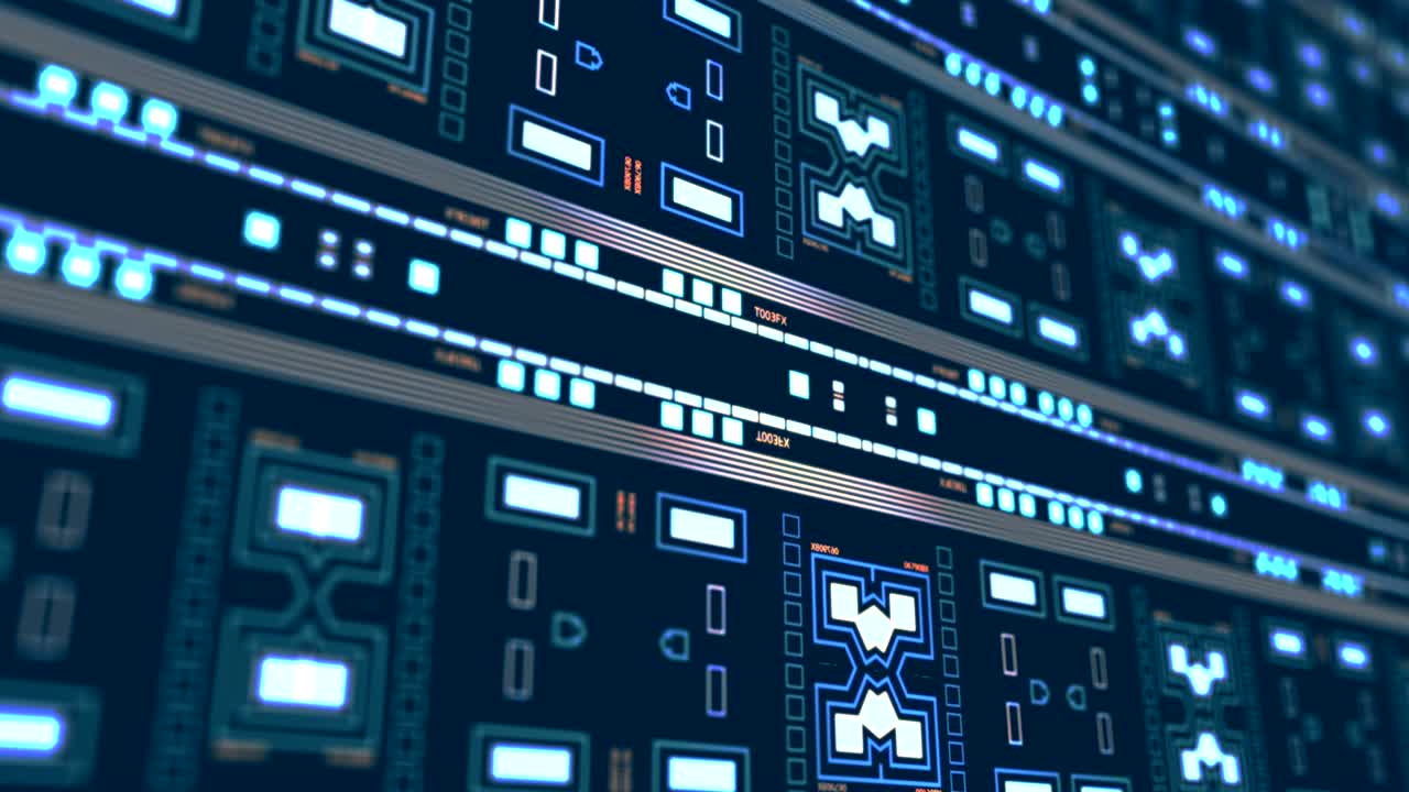 Abstract geometric patterns as a kaleidoscope video