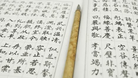 千字の古典 - 漢詩 - 本の表紙 千字文の本で中国語を練習