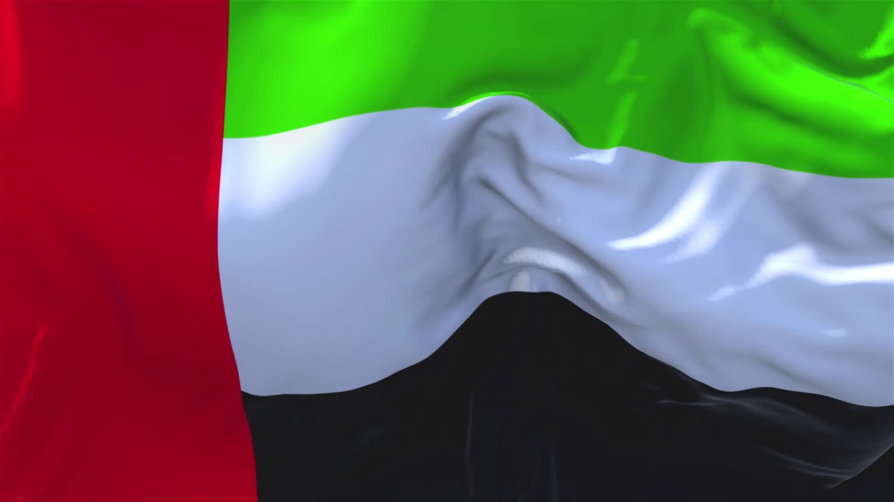 bandera de los emiratos árabes unidos