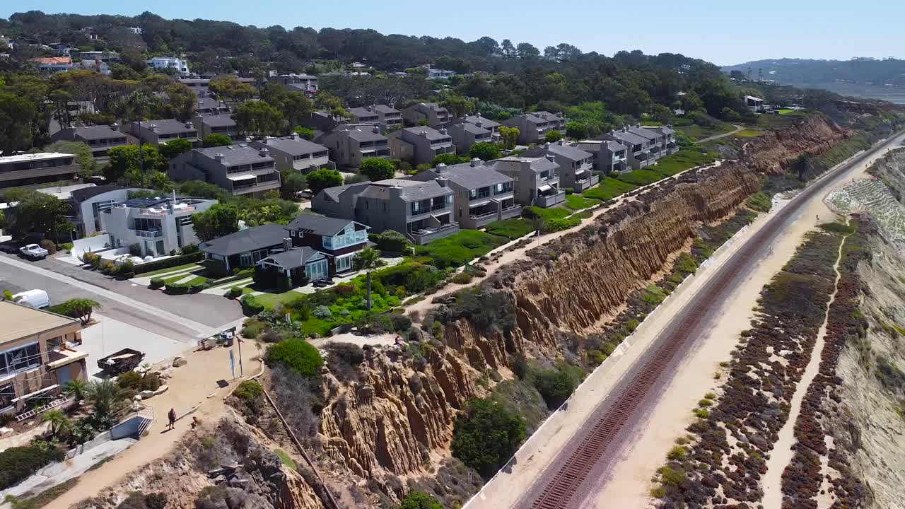 delmar 해안선의 arial 샷